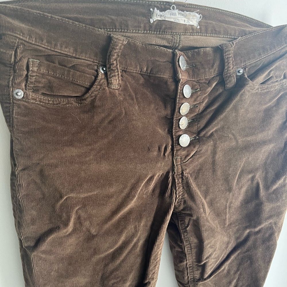 Free People Brown Corduroy